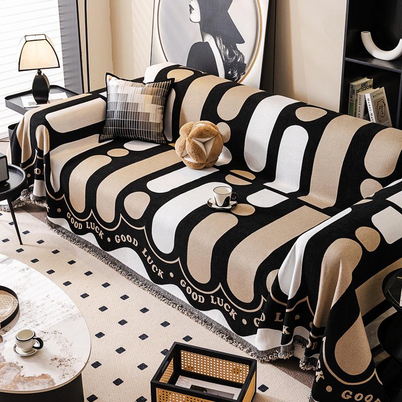 New Modern Simplicity Chenille Sofa Cover Four Season Universal Anti Slip And Dustproof Sofa Towel For Living Room Decoration
