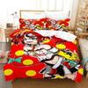 3D Print Hakos Baelz Anime Bedding Set Duvet Cover Bed Set Quilt Cover Pillowcase Comforter King Queen Size Boys Adult Bedding
