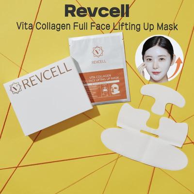 [Revcell] Mască Lifting Up Vita Colagen pentru Fața Completă 1 Cutie (5 foi)