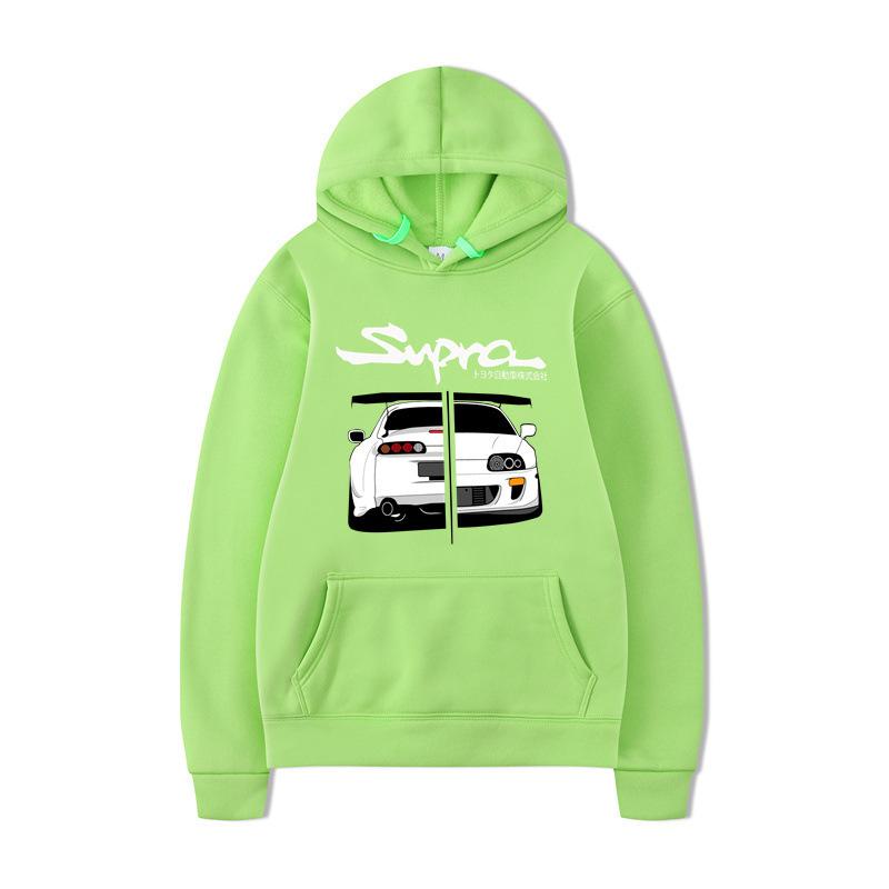 New Men's Daily Sweater, Header D Racing Autumn Sweater with Hat