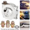 AN10 Fittings Oil Cooler Plate Thermostat Adapter Oil Filter Adapter 3 / 4-16 UNF