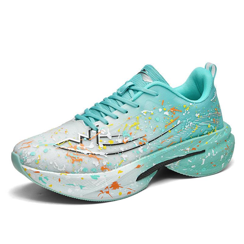 New sports shoes large size youth professional marathon running shoes carbon board fashion couple shoes running shoes
