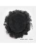 Afro Puff Drawstring Ponytail Hair Buns 1PCS/Pack 6 Inch for Girls Children Black Women Natural Black Kinky Curly Hair Updo Donut Chignon