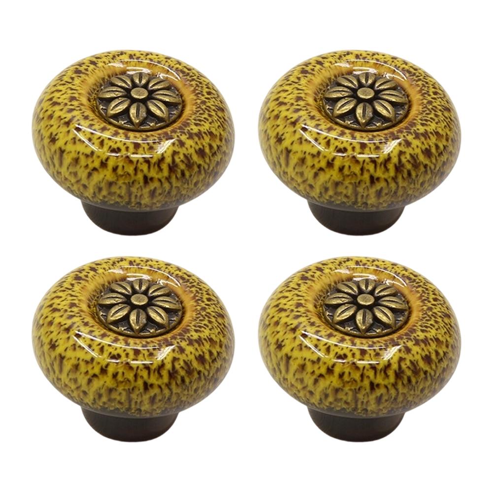 4Pcs Retro Classic Clothing Cabinet Door Handle Drawer Handle Single Hole For Cabinets Dressers And Drawers Handle Home Hardware