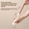 Two-in-one Cleaning Cup Brush - Home Use with Extended Handle - Baby Bottle Brush - Straw Cup Cleaning Brush - Push-pull Water Squeezing Tool