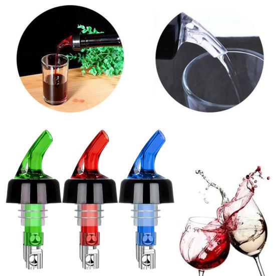 Automatic Measured Wine Pourer Stopper Food-Grade Plastic Wine Liquor Bottle Cork for Precise 45ml Pouring Home Bar Tool Kit
