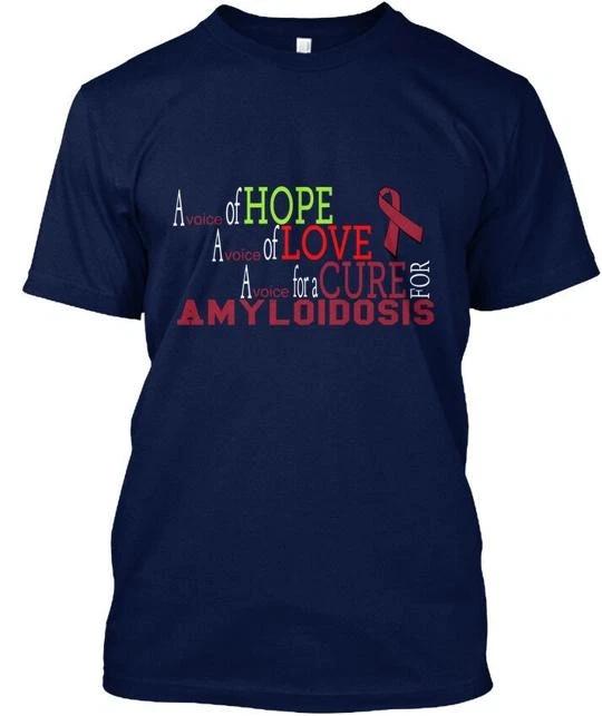 Amyloidosis Awareness A Voice Of Hope T shirt Made in the USA Size S to 5XL 2XL
