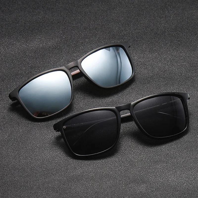 New Men Polarized Sunglasses Vintage Square Sun Glasses Fishing Driving Goggles Brand Design Eyewear Male