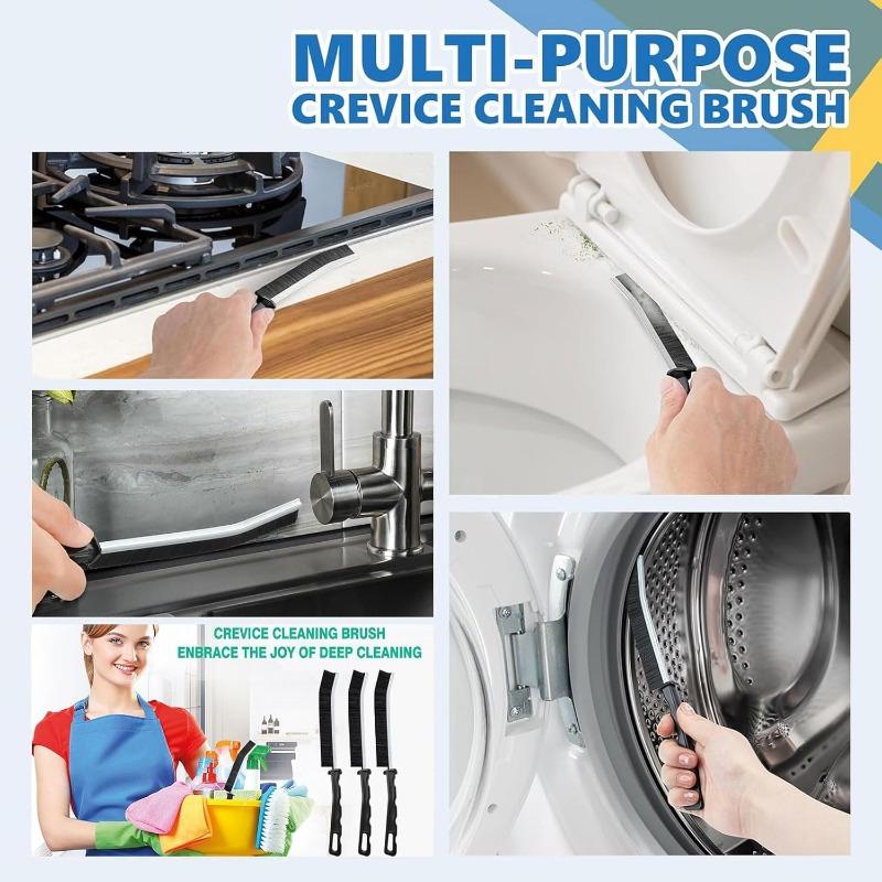 2025 neue Fugenreinigungsbürste, Eckfliesen-Fugenbürste mit schmalen Fugen, Bürste mit steifen Borsten für Küche und Bad