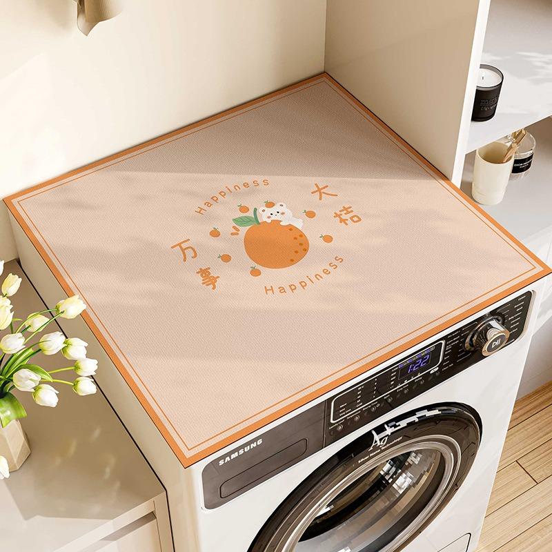 Small Fresh Washing Machine Dust Mat Placemats for Table Dish Drying Decor Table Kitchen Decoration Accessories
