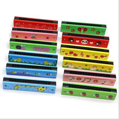 Cartoon 16 Holes Cute Harmonica Musical Instrument Kids Educational Toys