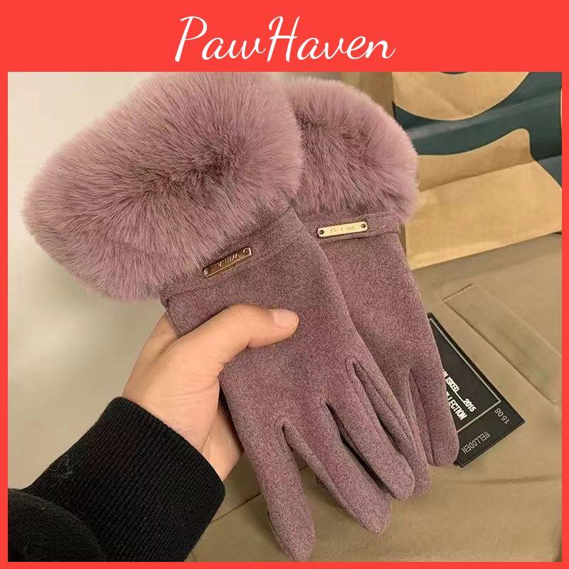 Gloves Winter Insulated Waterproof Warmth Soft Fleece Lined Gloves