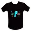 T-shirt Equalizer LED Lighting Dj Blonde Luminous Size Size M