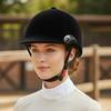 Velvet Equestrian Helmet for All Seasons – Unisex Horse Riding Protective Hat