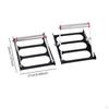 2x Unloading Brackets Material Holders Wear Resistant Portable Stable Professional Stainless Steel