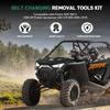 Xislet Belt Changing Removal Tools Kit Included Clutch Cover Separate Tool Set Compatible With Polaris RZR 900 S 1000 XP Polaris Sportsman 500 570