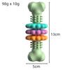 TPR Dog Bone Teething Toy for Small Medium Dogs Interactive Chew Toy with Meaty Flavor Long Lasting Gnawing Resistance