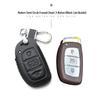 Hyundai Genuine Leather Key Case for Santa Fe, ix35, Mistra, Elantra, Reina, Veloster, Sonata