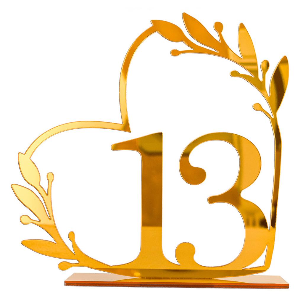 DIY Acrylic Numbers Wedding Table Numbers Mirror Table Numbers