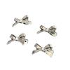4Pcs/set Sweet Cool Bow Hair Clip Metal Bow Mini Side Clip Fashion Hair Accessories  Bangs Styling