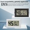 Temperature Humidity Meter Mini Electronic Thermometer Hygrometer LCD Display High Accuracy Thermo-Hygrometer Pocket Size Thermo-hygrometer Indoor Car