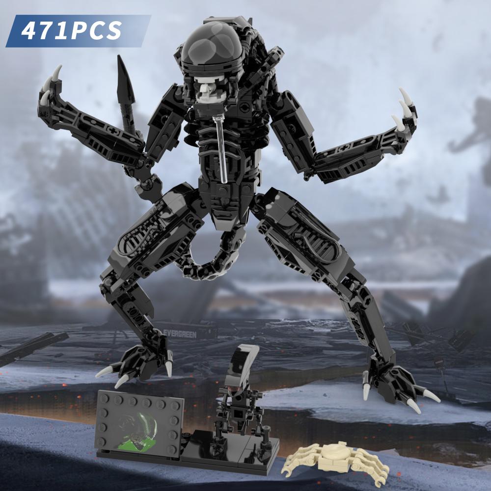 

MOC Alien Facehugger Bricks Model Xenomorph Creature Alien Facehugger Building Blocks Toys Christmas Birthday Gifts