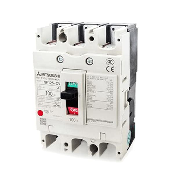 

Mitsubishi Electric 3P 60A Fuse NN NF125-CV (No Breaker) (3 Pole) (AC/DC)
