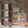 Popmart Display Cabinet Container Showcase Dustproof Storage Box Clear Bubble Mart Display Shelf Anime Figure Toy Storage Stand