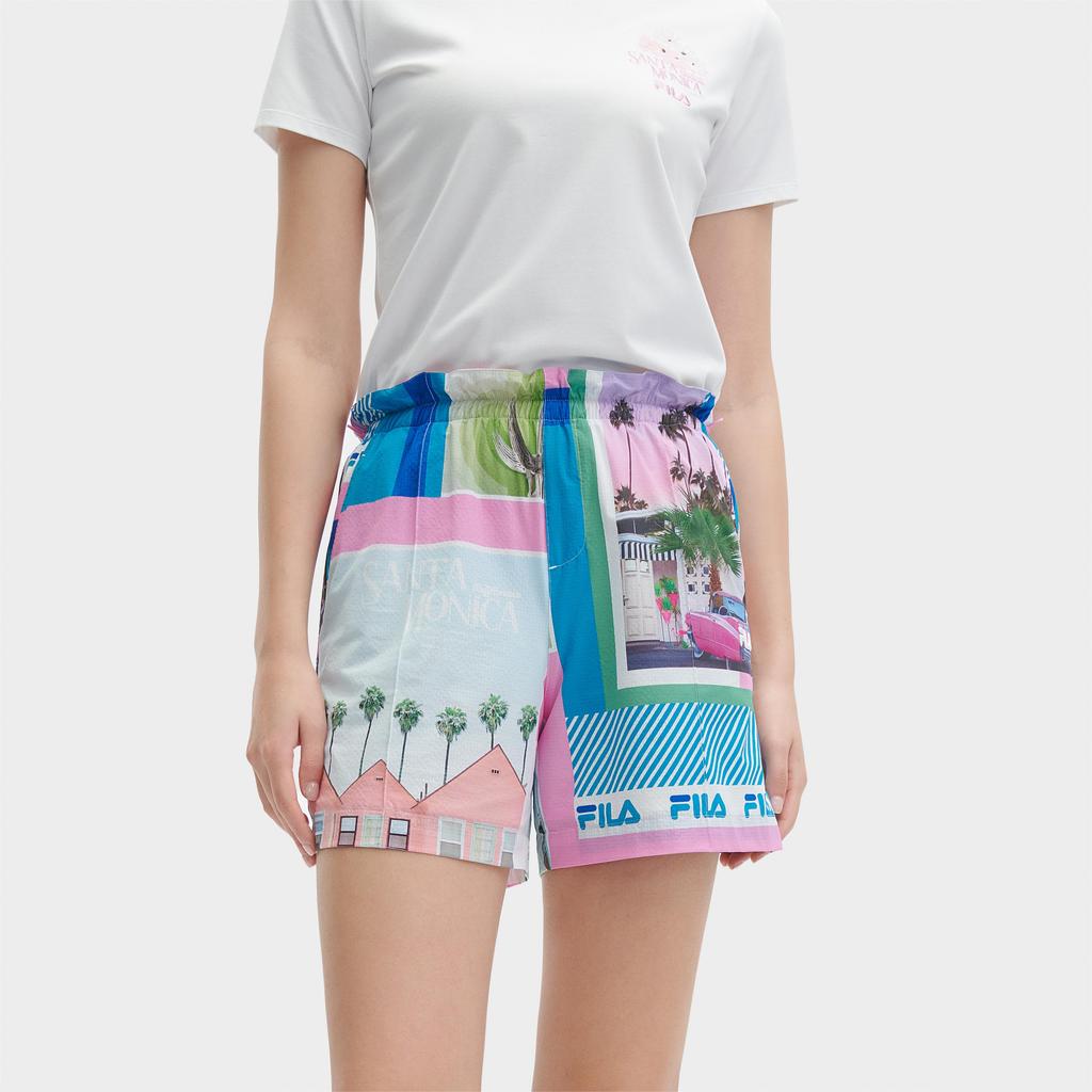 Fila Heritage Series Casual Breathable Woven Shorts Women Shorts F11W428803FZA