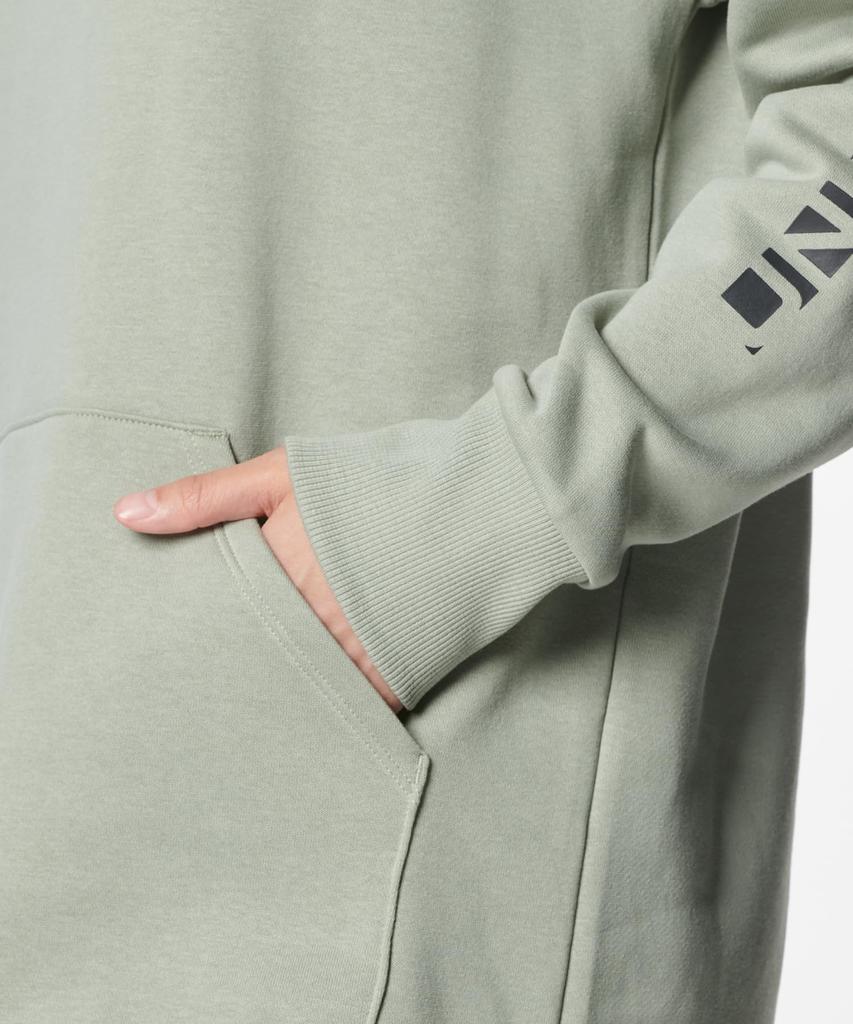 UA RIVAL FLEECE OVERSIZED PULL OVER HOODIE Grove Green MD [Under Armour]