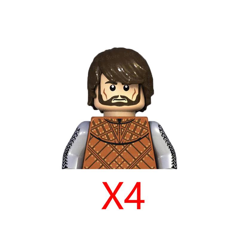 Military Building Blocks Solider Figures Gifts Toys Movie Science Fiction Series Medieval Knight Legion Weapons Shield Flag MOC