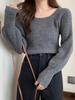 Autumn Winter Loose Women Sweaters Casual Soft Long Puff Sleeve Pullovers Jumpers Knitwear Basic Sweater For Women Tops 2026