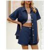 2026 New European & American Women's Casual Solid Denim Jacket