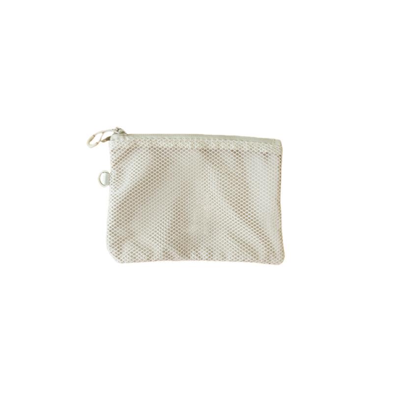 Japanese Double Zipper Portable Mesh Storage Bag for Home & Travel S (10x13.5cm)