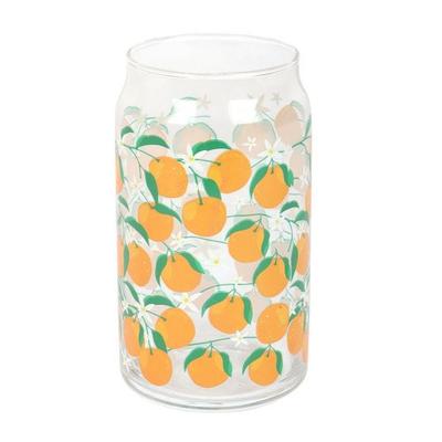 Orange 500ml Can Glass