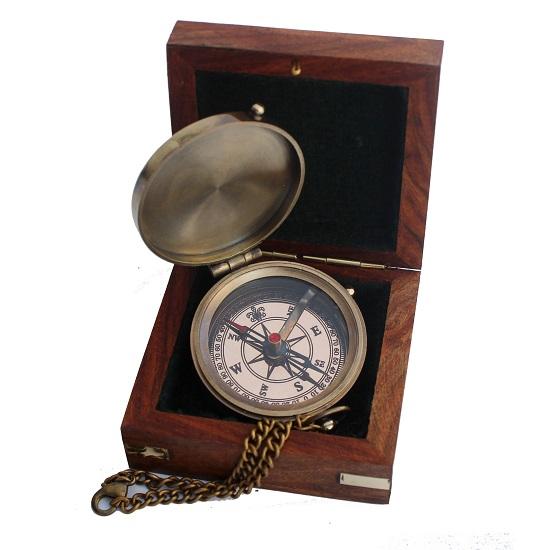 To My Son Engraved Brass of Camping Compass Love Mom-Dad,Confirmation,Graduationday,Birthday Gift Nautical Décor