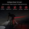 Smart Bike Tail Light with USB Rechargeable Bike Brake Light Bike Light with Waterproof