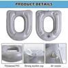 Inflatable Toilet Seat Cushion With Suction Cups Height Adjustable Inflatable Toilet Seat For Adults Seniors Elderly Disabled Tailbone Pain Relief
