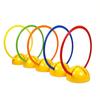 10 Stück 40cm Fußball Trainingsring Rund Geschwindigkeits-Agility-Trainingsringe Fußball Agility Training Fitnessstudio Outdoor-Sportarten Geschwindigkeitsausrüstung
