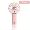 USB Rechargeable Mini Fan Portable Hand Fan Outdoor Air Cooler Table Fan Office Mute Charging Handheld Fan Ventilador