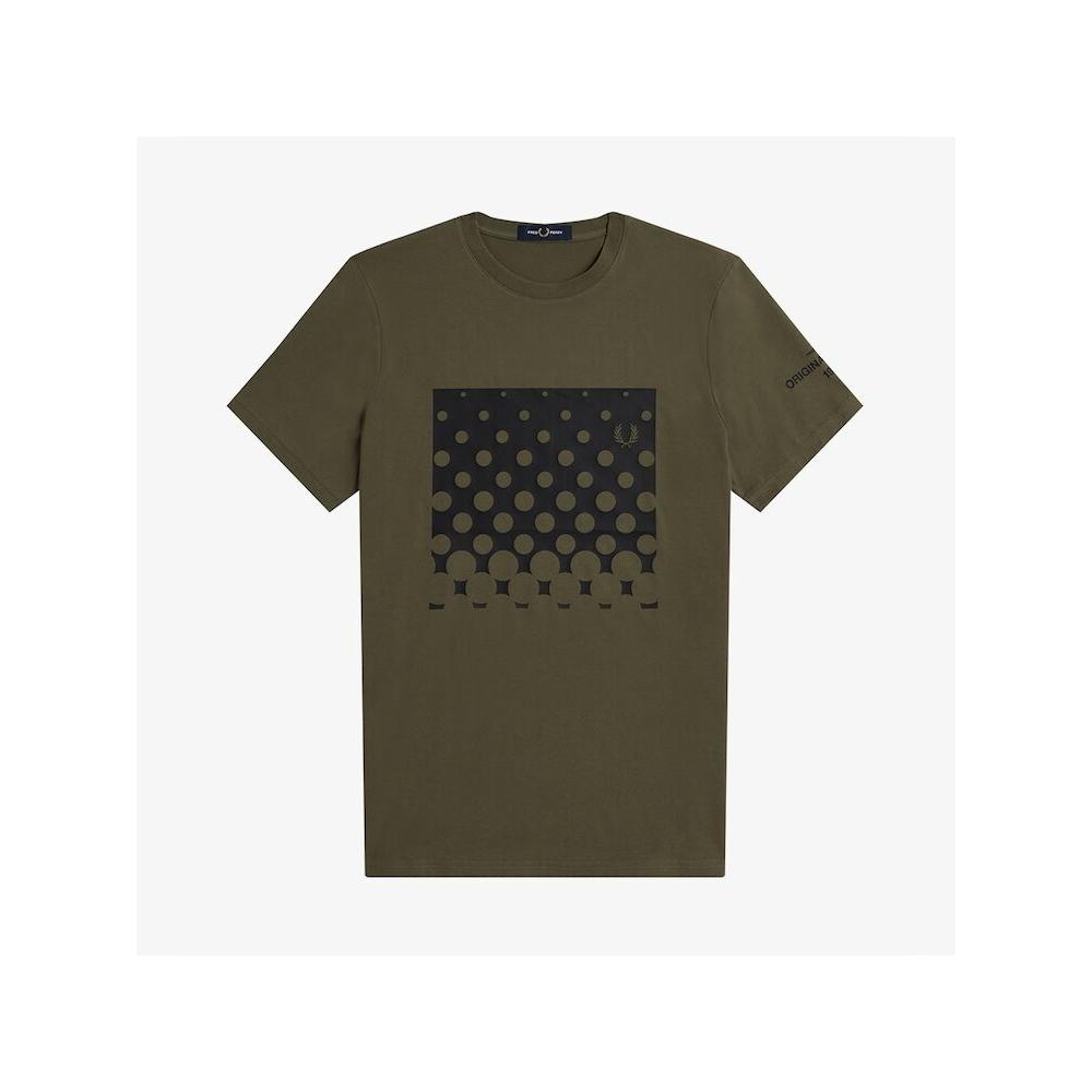 

Fred Perry [hq Genuine] Fred Perry [sharp] Ombre Graphic T shirT B57 Afpm2213630 B57 qzgAfpm2213630 B57 M