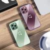 Farbverlauf Herzform Für iPhone 16 E 15 14 13 Plus 12 mini 11 Pro Max XR Xs Max 16E X 7 8 6 6S 22 Gehärtetes Glas Handyhülle
