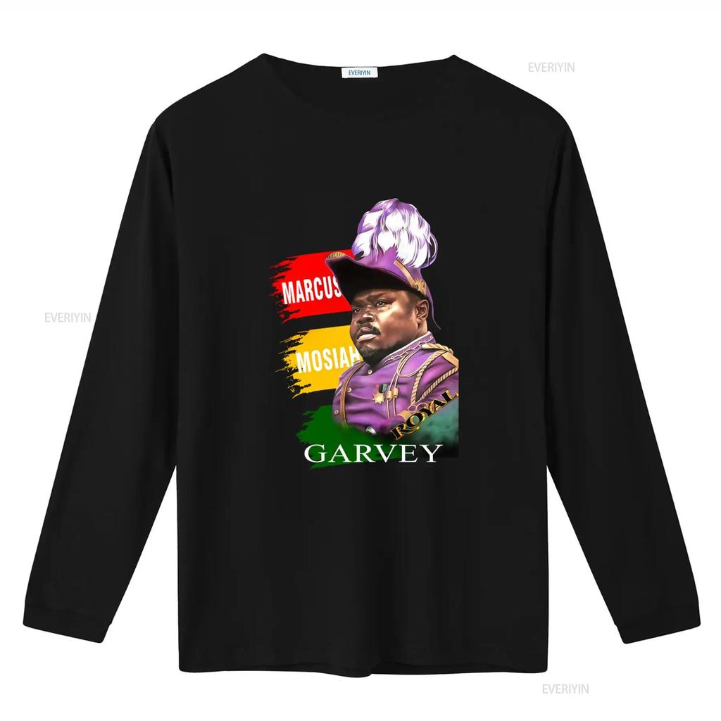 Marcus Garvey T Shirt Color Black Reggae Jah Tafari Marley Bob Royal Design vintage Washed Slightly fashion Unisex homme