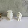 Santa Claus Silicone Molds Epoxy Resin Mold  Scented Candle Mold Christmas Ornament Making Tool for Making Crafts