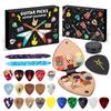 Advent Calendars 2025, Guitar Player Christmas Countdown Calendar With 22 Picks And Pick Holder, Bass Ukulele Music Lover Gift