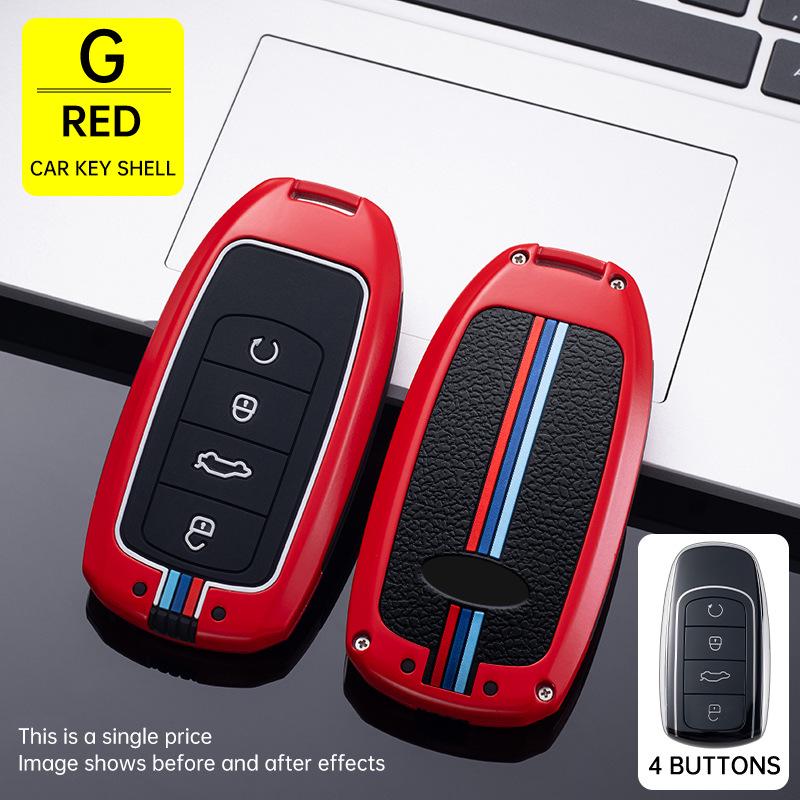 Chery Car Key Cover for Arrizo 5, Tiggo 7, Tiggo 3, Arrizo GX, and Arrizo 5plus - Unisex Shell Buckle Bag
