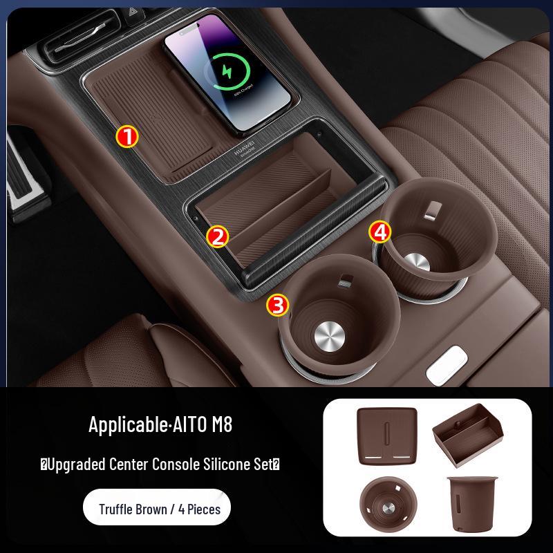 AITO M7 M8 M9 Accessories: Wireless Charger Pad & Interior Trim Mod Kit