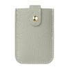 Laminated Concealed Pull-out Business Card Case 4 Card Pockets PU Leather RFID Blocking ID Card Holder Mini Wallets