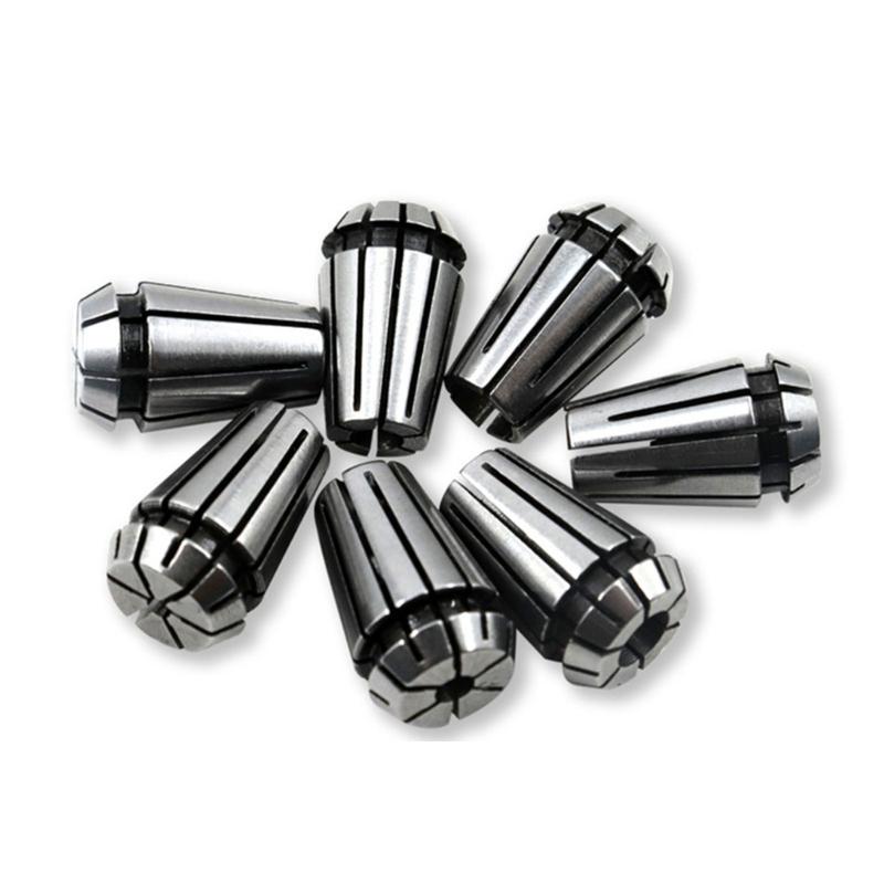 Durable ER11 Spring Collet Chuck Set Include 4mm,6mm ER11-7PCS(1-7mm)Collet Chuck Reliable Performances Wide Application