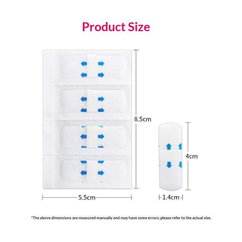80Pcs No Trace V-Shape Face Lift Tape Invisible Adhesive Patches Smooth Wrinkle Fix Sagging Skin for Selfie Use